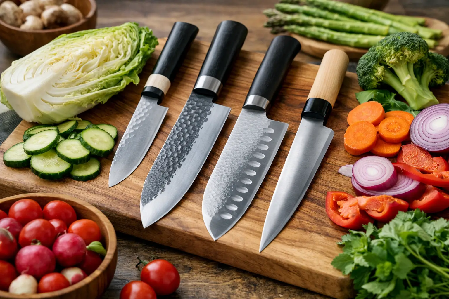 4 Top Japanese Knives for Vegetables at Home