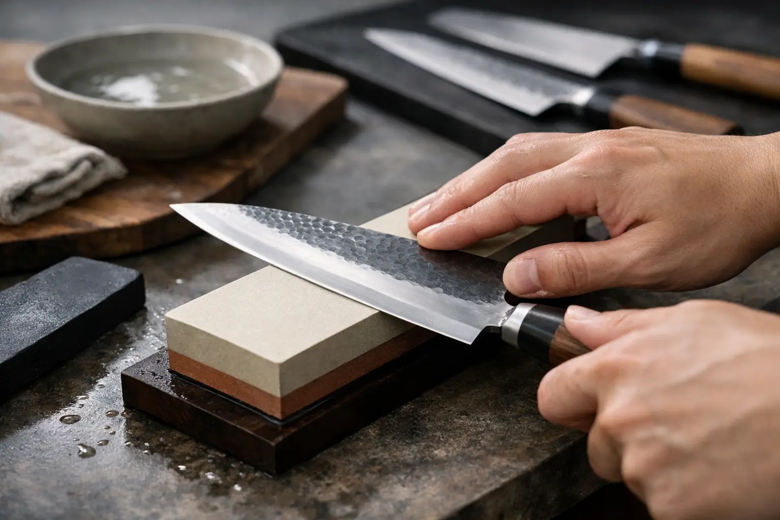 How to Sharpen Japanese Kitchen Knives