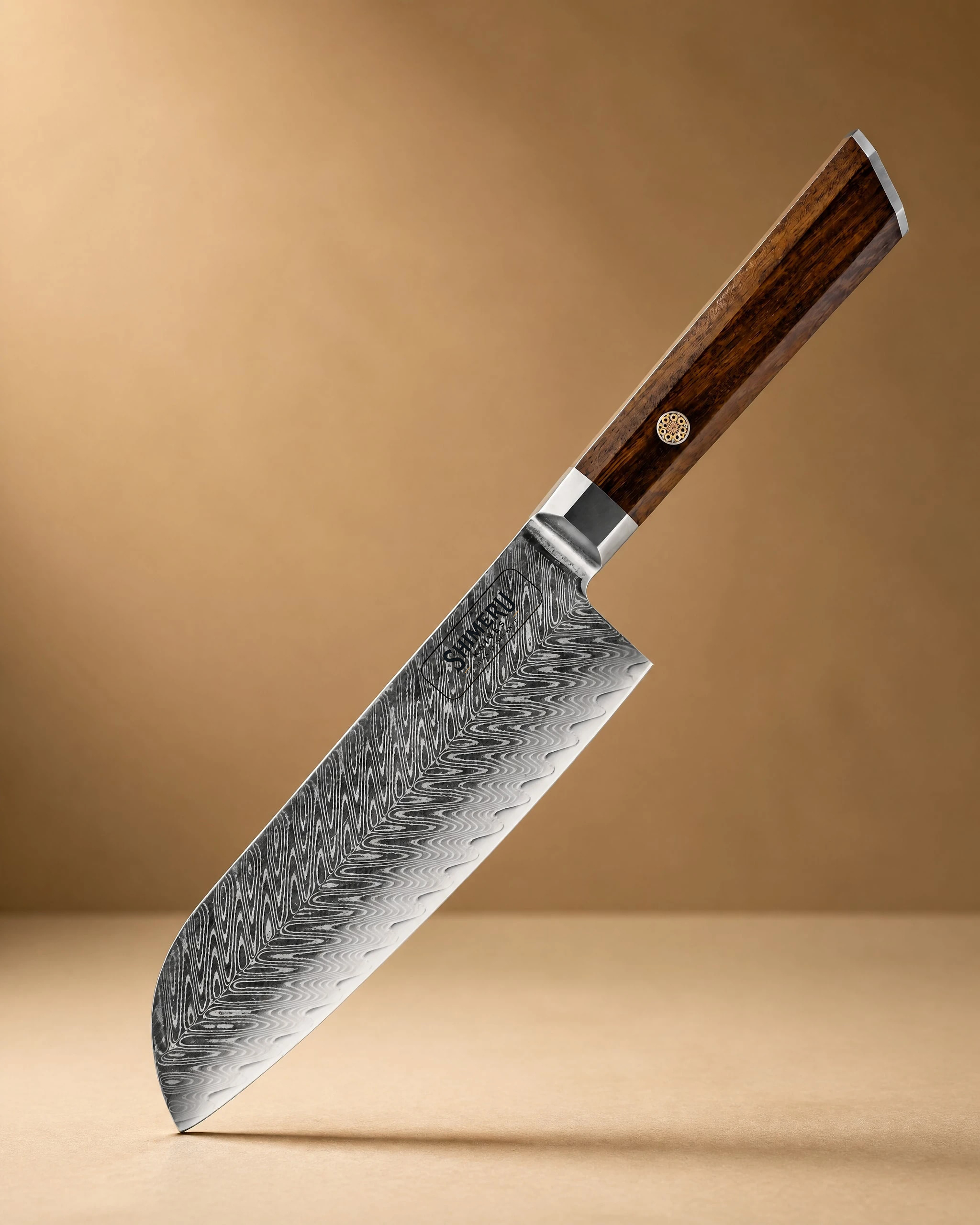 Komachi 小町 7″ Damascus Steel Santoku Knife 三徳包丁