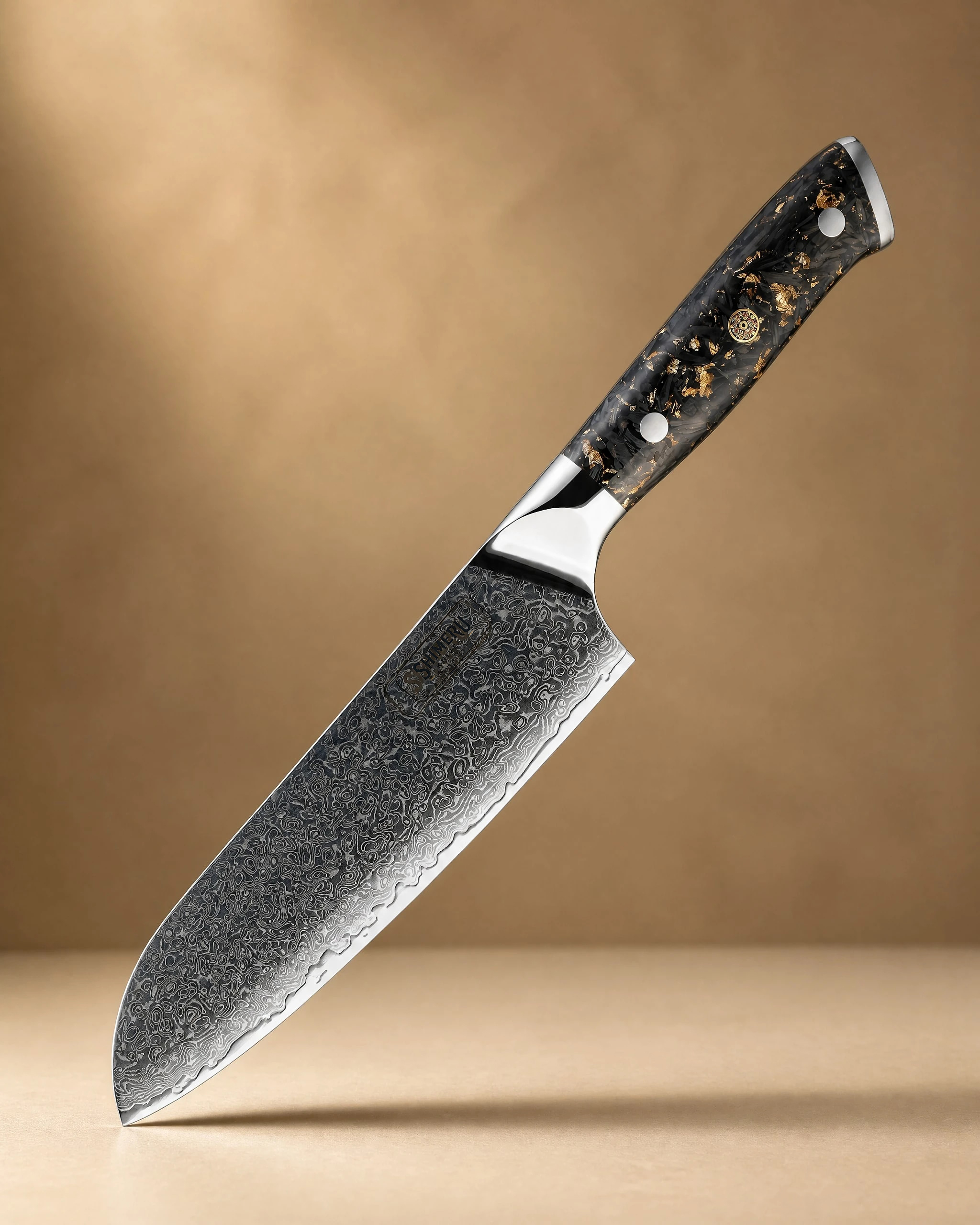 Asuka 飛鳥 7″ Damascus Steel Santoku Knife 三徳包丁