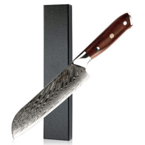 Mizuki 瑞樹 7″ Damascus Steel Santoku Knife 三徳包丁